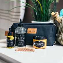 Beard Shave Gel by BREW Grooming - Clear Gel for Perfect Edging & Smooth Shaving - Made With Hops, Barley, Yeast Oil - Reduces Razor Irritation, Cuts & Nicks - Moisturizes, Cleans, Softens - 8 fl oz